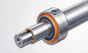 Shaft retaining ring groove